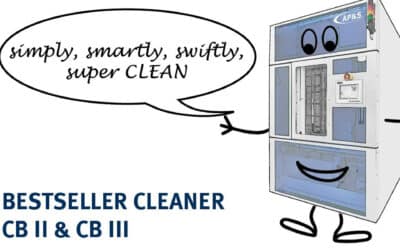 Perfect cleaning and drying of Carriers, Boxes, Smif' AND Foup's