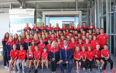 Ostbaar juniors visit the sponsor AP&S