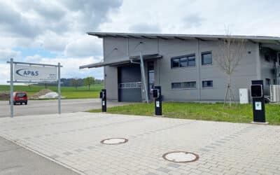 Investment in e-charging stations at AP&S: the path to electrifying the vehicle fleet